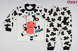 1/3 Y SEVIMLI INEK BASKILI PIJAMA TAKIM