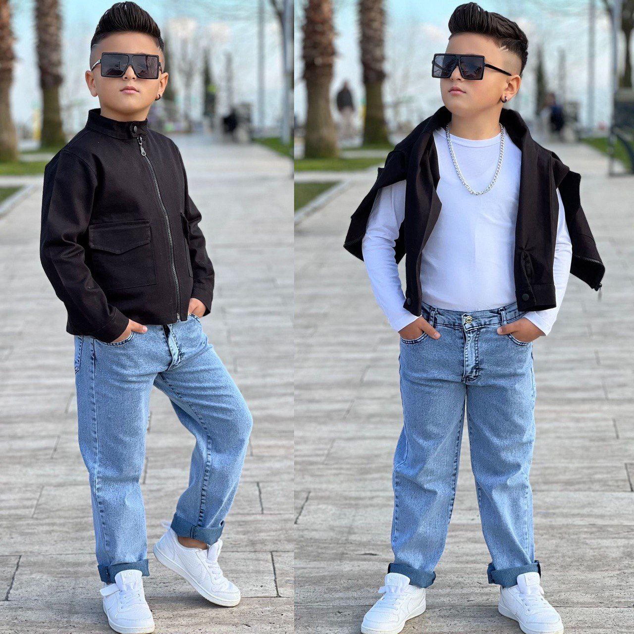 Erkek Çocuk Ceketli 3lu Takım