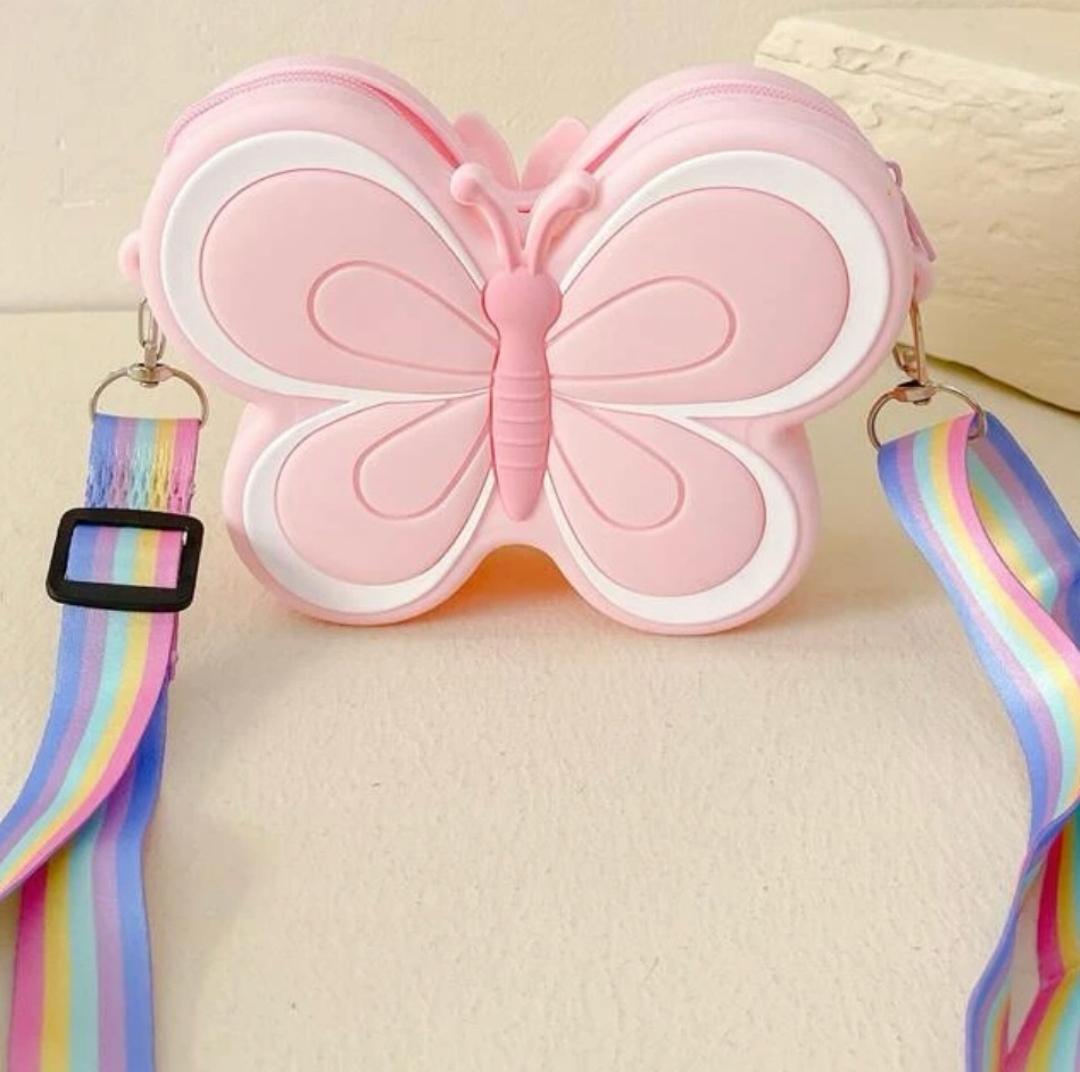 Kelebek Model Silikon Çocuk Cüzdan