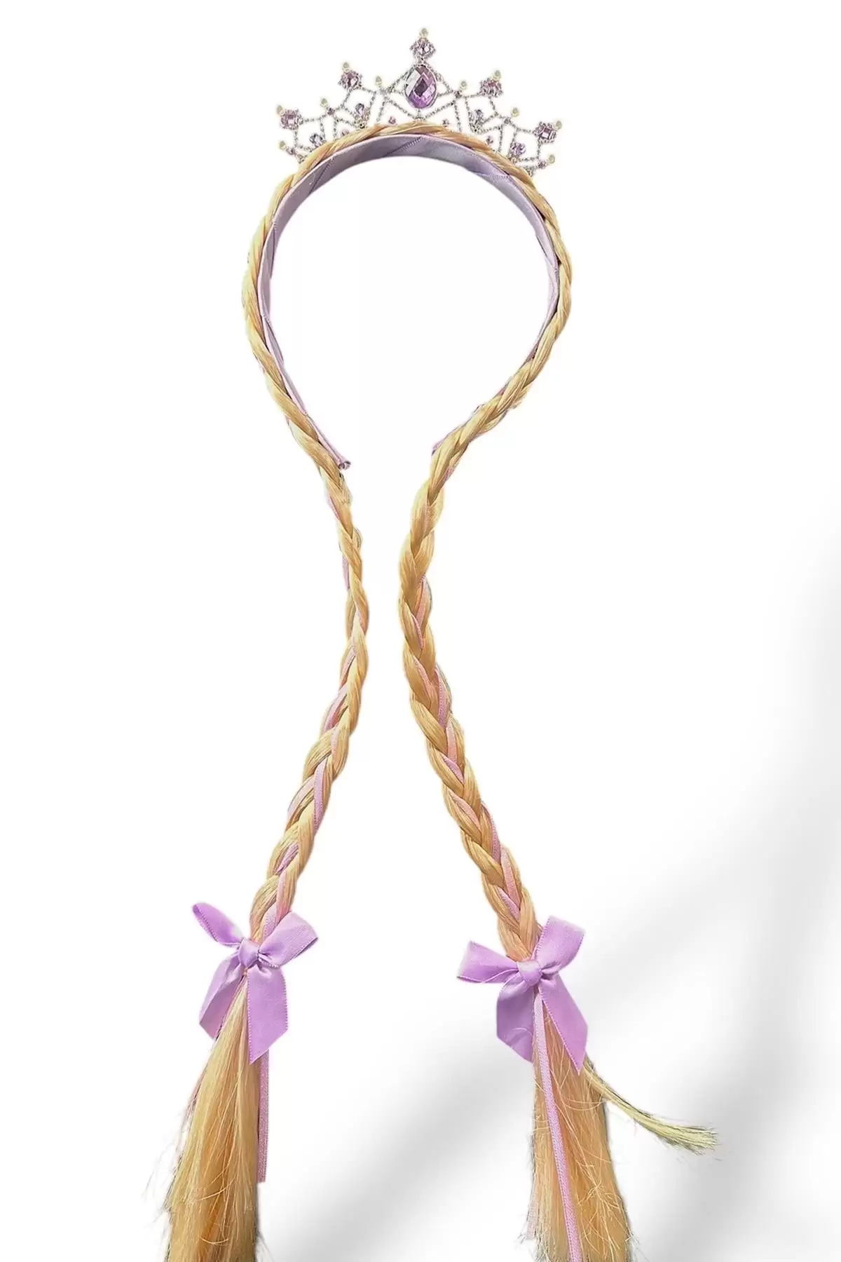 Örgü Saç Detaylı Taç