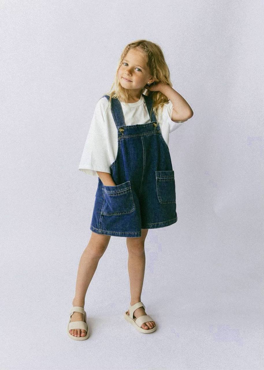 La’ciel Paris Salopet & Beyaz Basic Tshirt