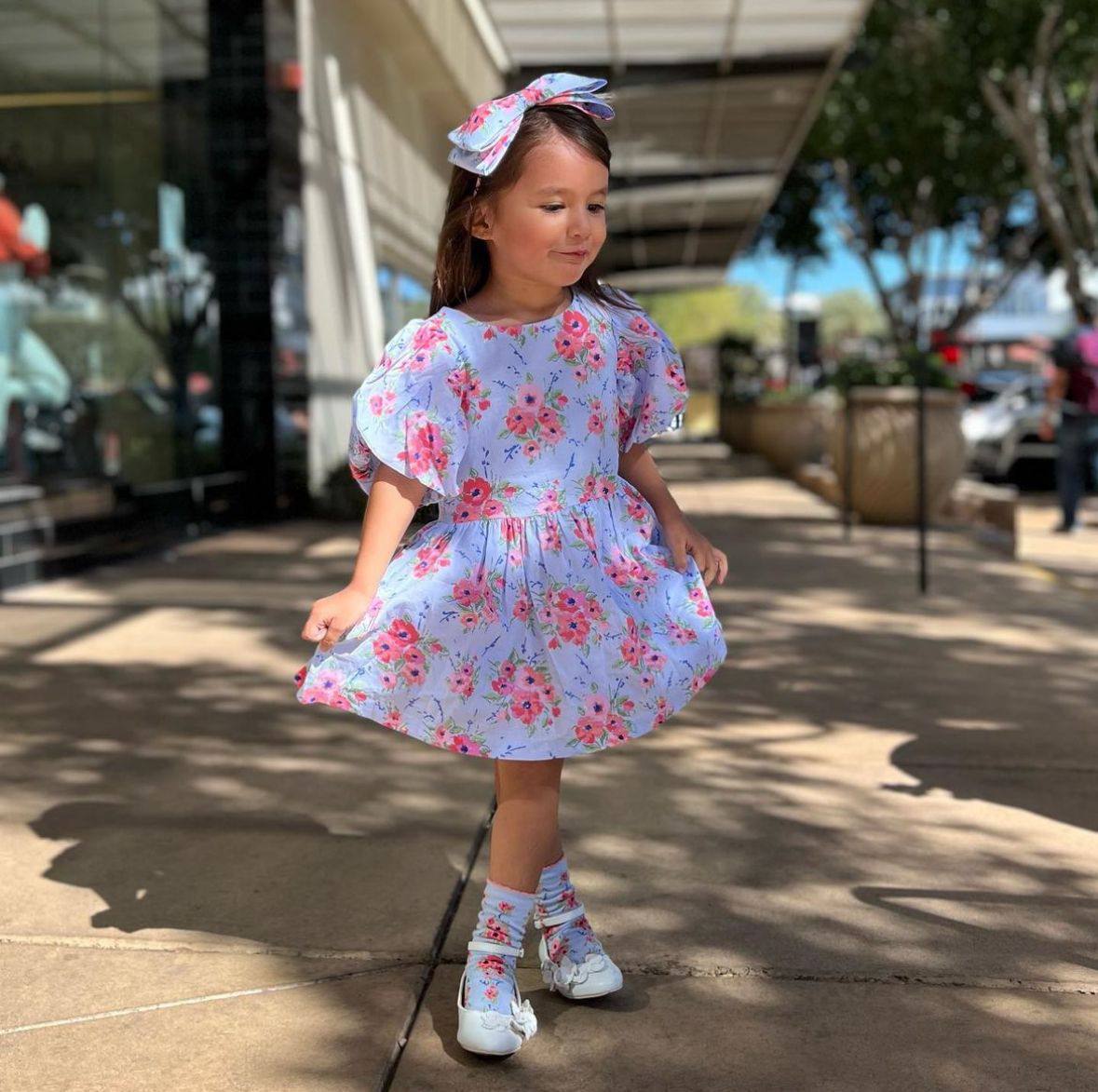 La'ciel Paris Çiçekli Elbise