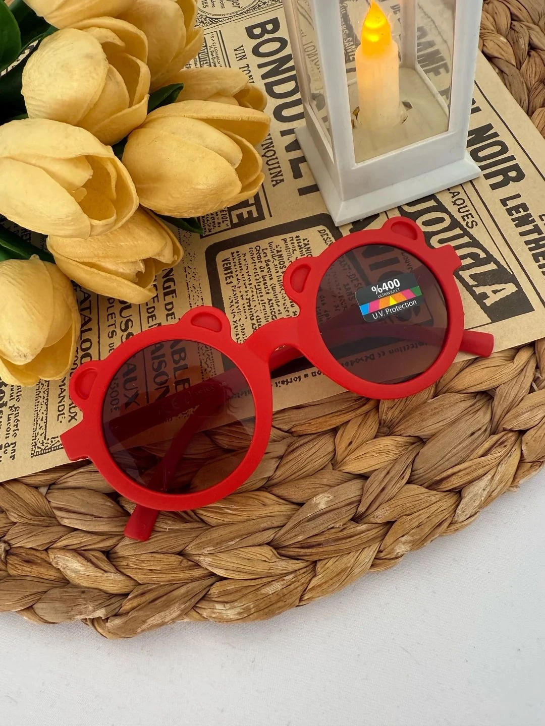 Ayıcıklı Tatlı Çocuk Güneş Gözlüğü