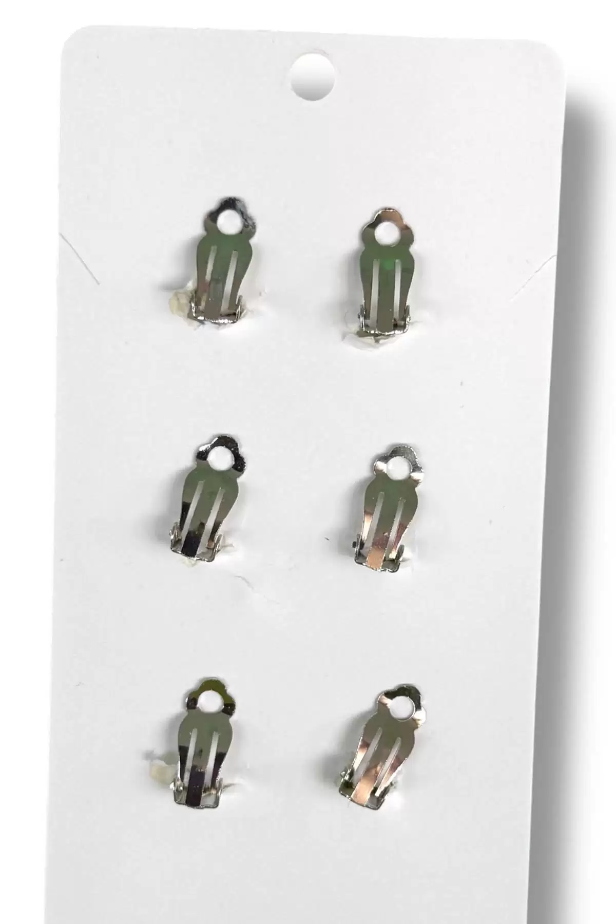 Karışık Renk 6'lı CupCake Figürlü Deliksiz Çocuk Küpe Set