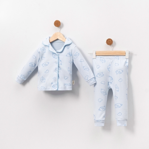 Mavi Bebek Pijama Takımı