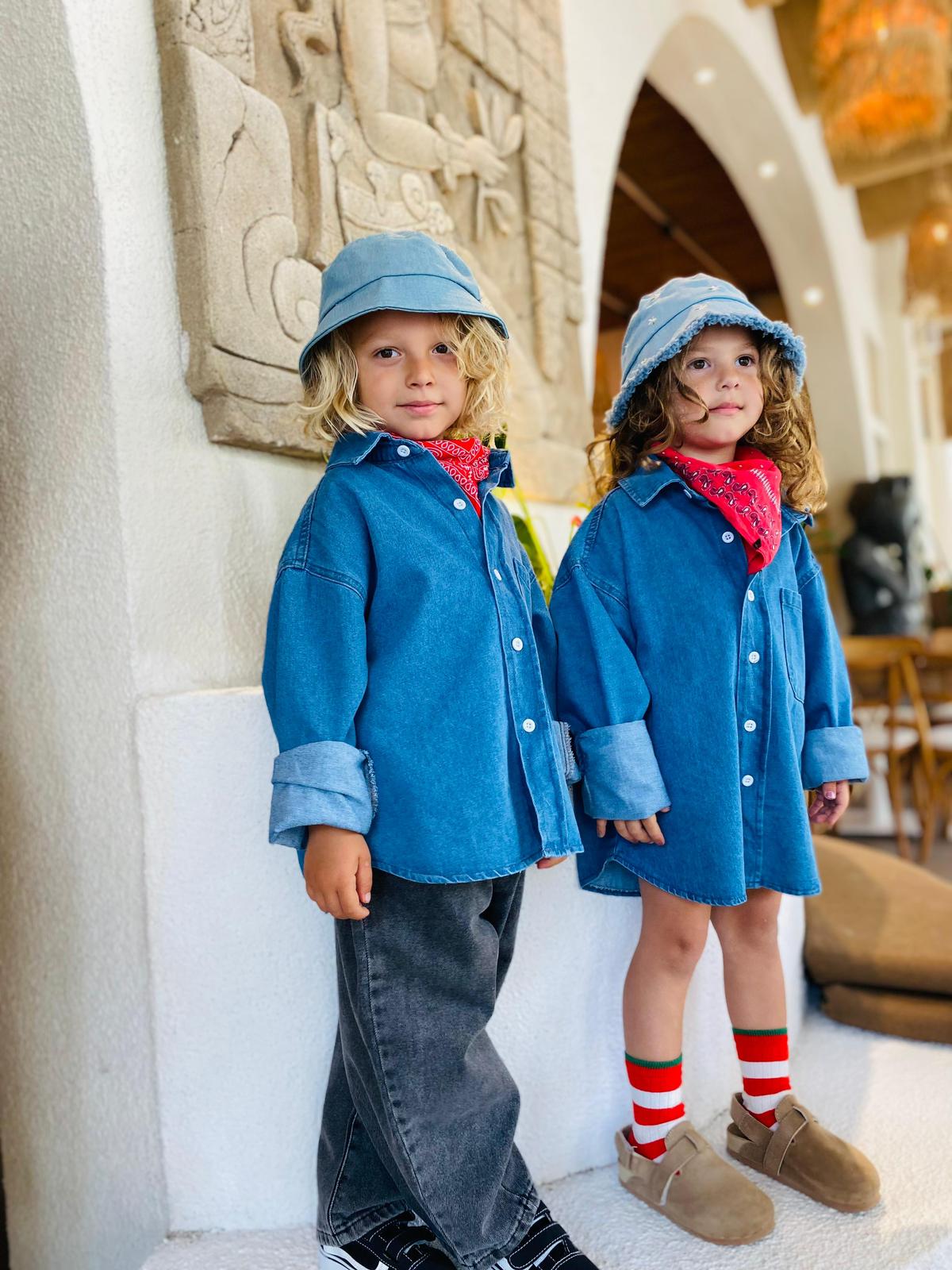 Unisex Laciel Denim Gömlek