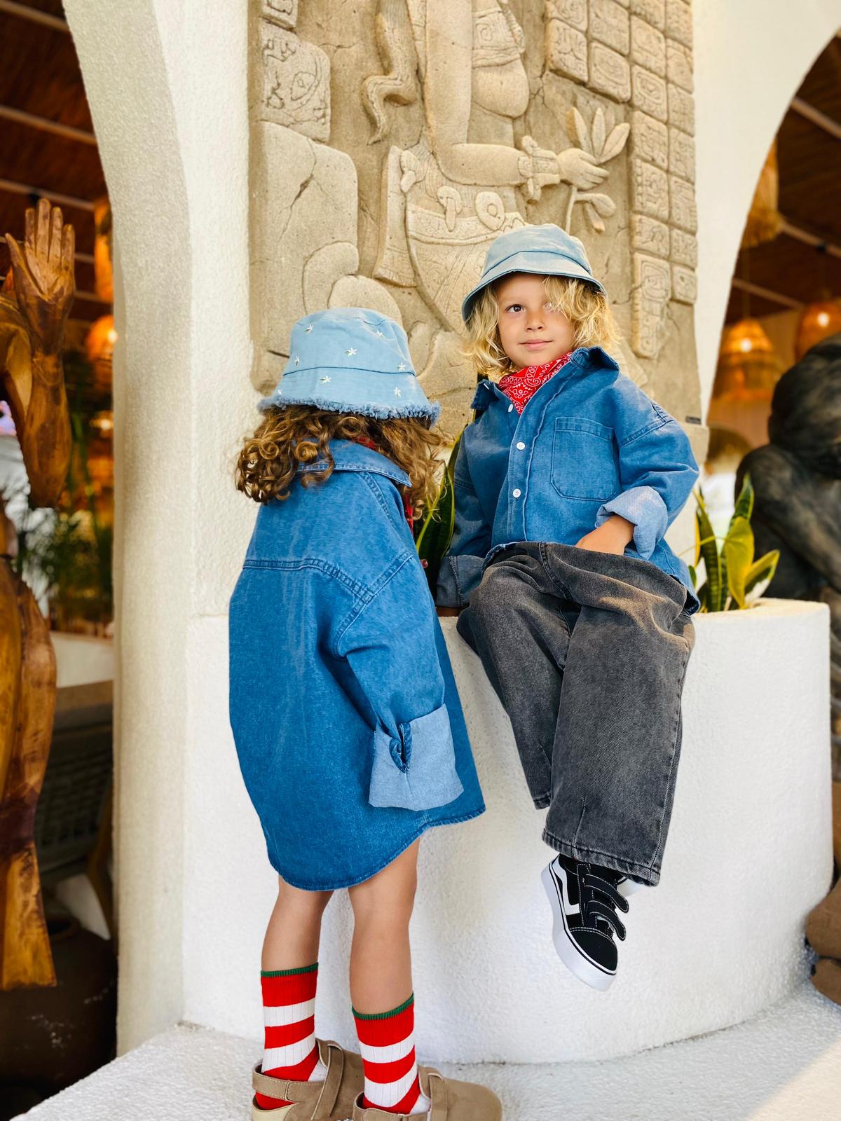 Unisex Laciel Denim Gömlek