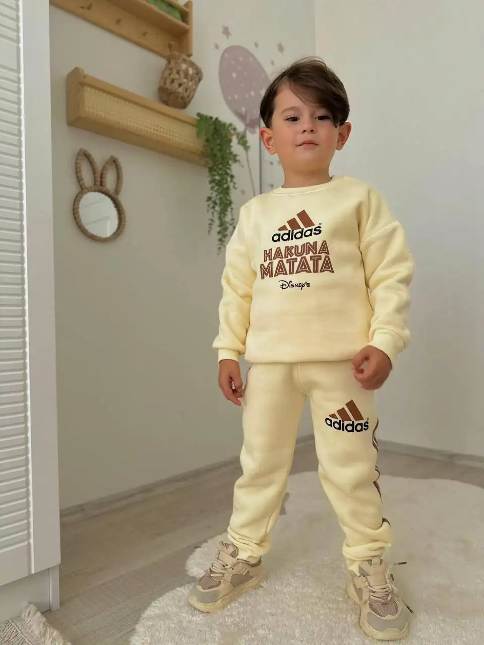 Erkek Çocuk Esofman Takımı 3 İp Şardonlu