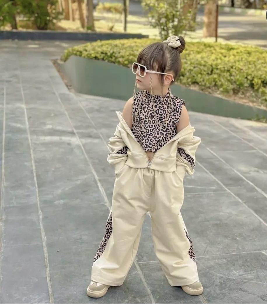 Kız Çocuk 3 Parça Eşofman Takımı