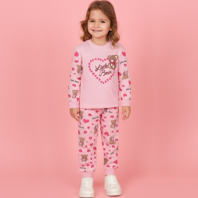 4/6 YAS KIZ KALPLİ LITTLE BEAR 2Lİ TAKIM