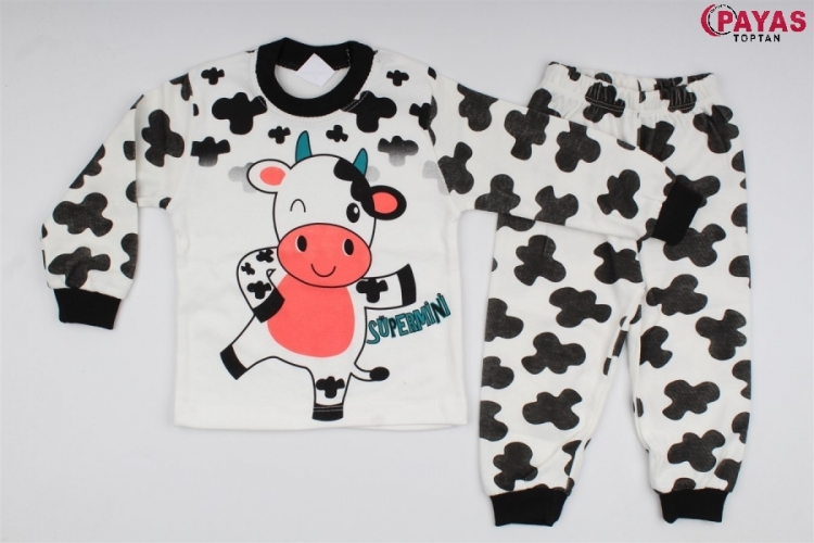 1/3 Y SEVIMLI INEK BASKILI PIJAMA TAKIM