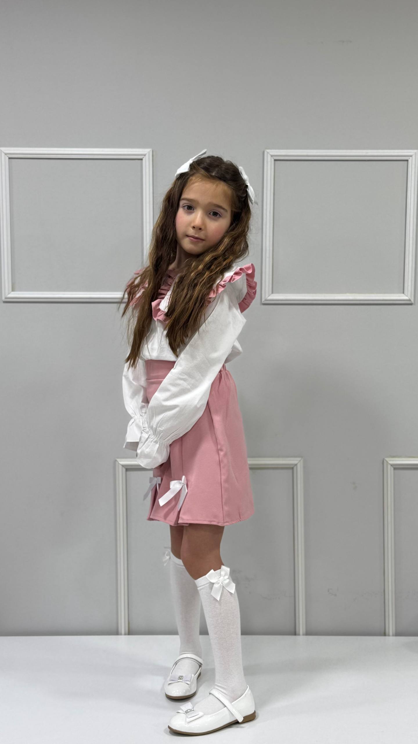 Kız Çocuk Etekli Takım