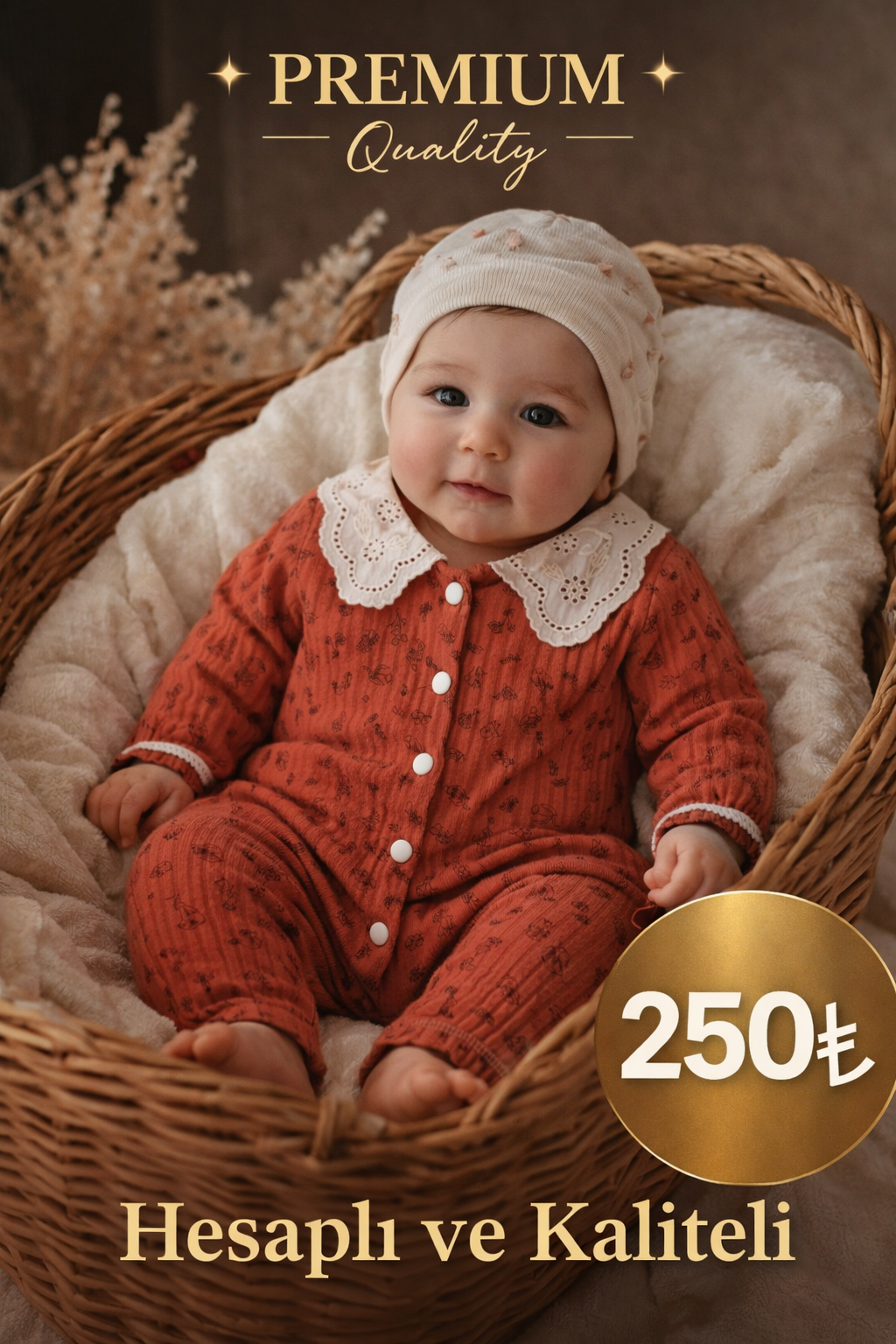 Kız Bebek Muslin Tulum